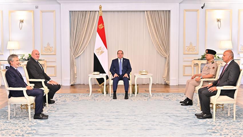 الرئيس السيسي: يستقبل وزير الدفاع الإيطالي لبحث التعاون العسكري والاستراتيجي ـ الوان اف ام