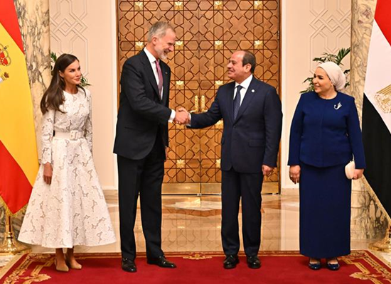 زيارة ملك إسبانيا إلى مصر - الوان اف ام