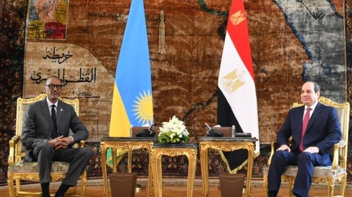 الرئيس السيسى يستقبل نظيره الرواندى فى قصر الاتحادية - الوان اف ام