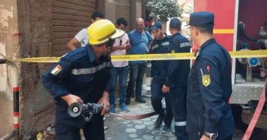 السيطرة على حريق بحوشين بساحل طهطا سوهاج ونفوق مواشى - الوان اف ام
