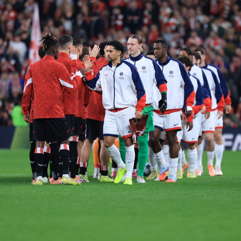 ملخص مباراة أتلتيك بيلباو ضد بي إس جي في دوري أبطال أوروبا - الوان اف ام