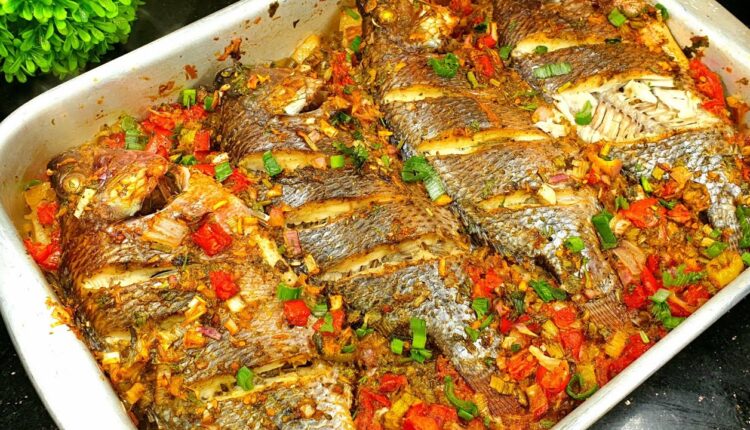 صينية سمك بالفرن - الوان اف ام