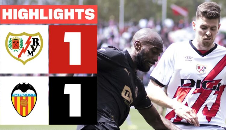 تعادل رايو فاليكانو مع فالنسيا 1-1 في الدوري الإسباني - الوان اف ام