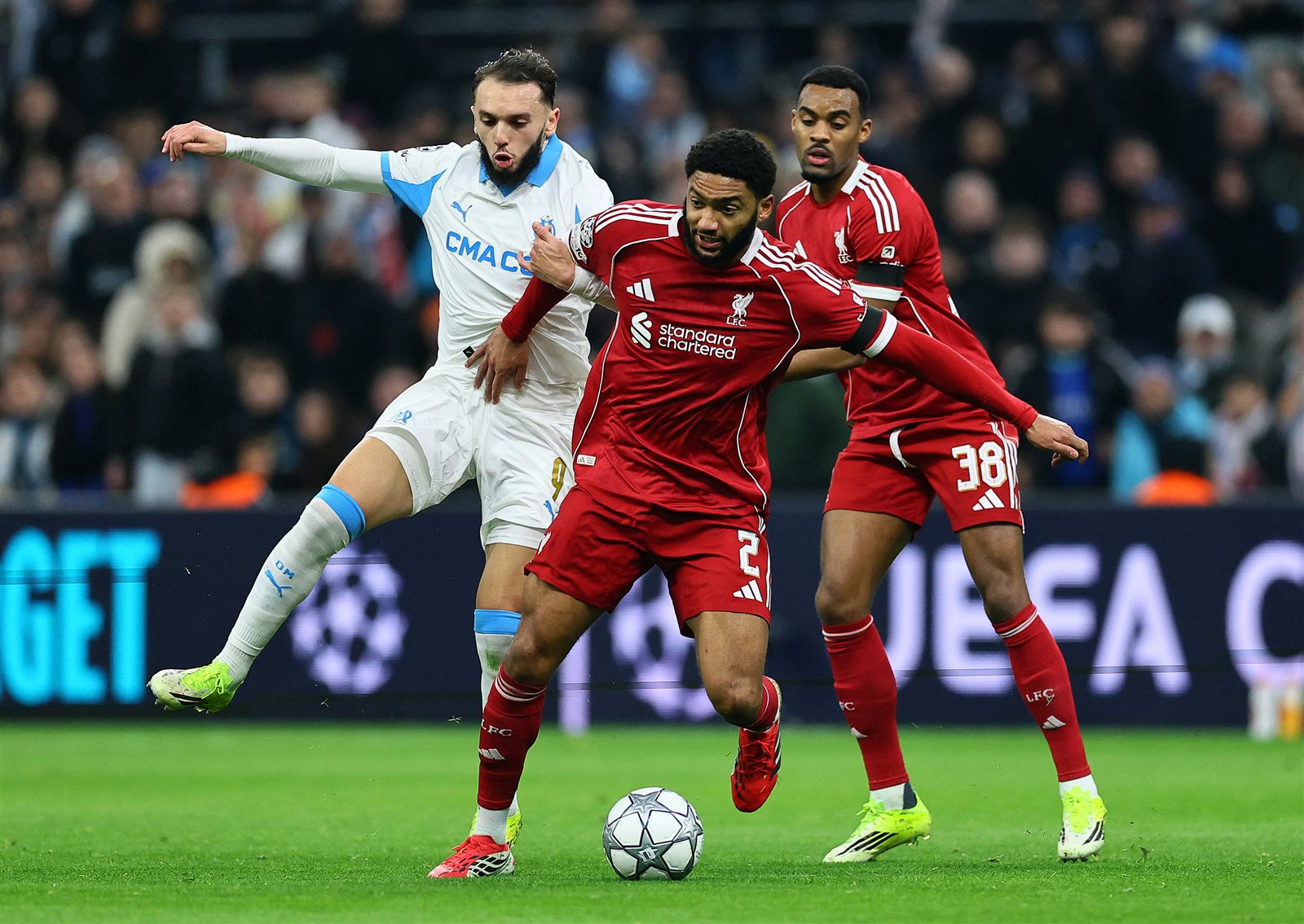 بمشاركة صلاح.. ليفربول يهزم مارسيليا بثلاثية في دوري الأبطال - الوان اف ام