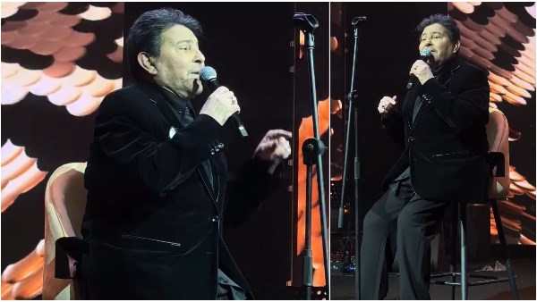 جالسًا على كرسي.. أول ظهور لـ هاني شاكر على المسرح بعد خضوعه لجراحة بالعمود الفقري - الوان اف ام